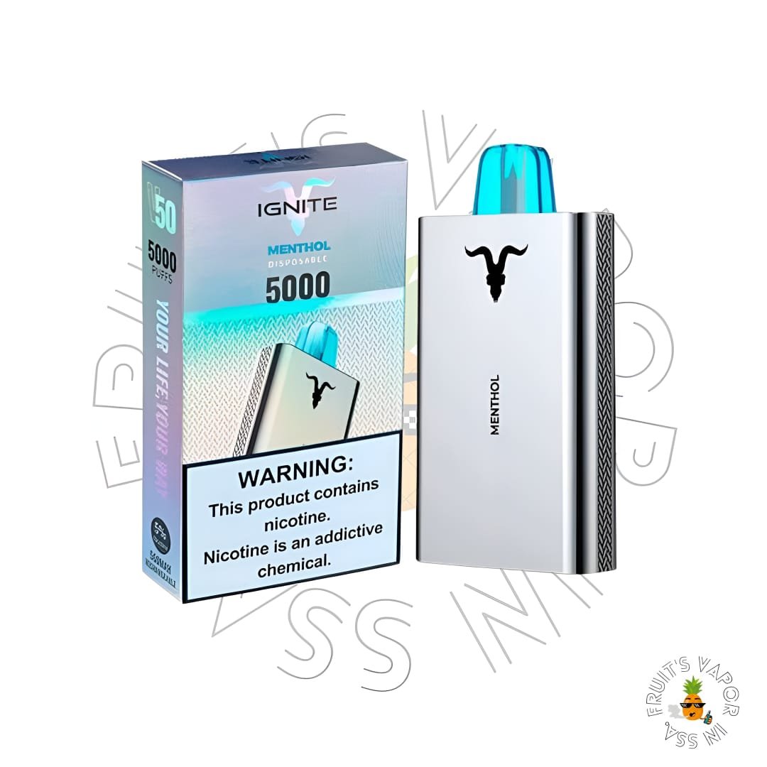 Desfrute do Ignite V50 com 5.000 puffs do sabor refrescante de Menthol. Ideal para quem busca uma experiência gelada e revigorante a cada puff, com a intensidade da menta perfeitamente equilibrada. Esta mistura proporciona um frescor marcante e agradável em cada inalação.