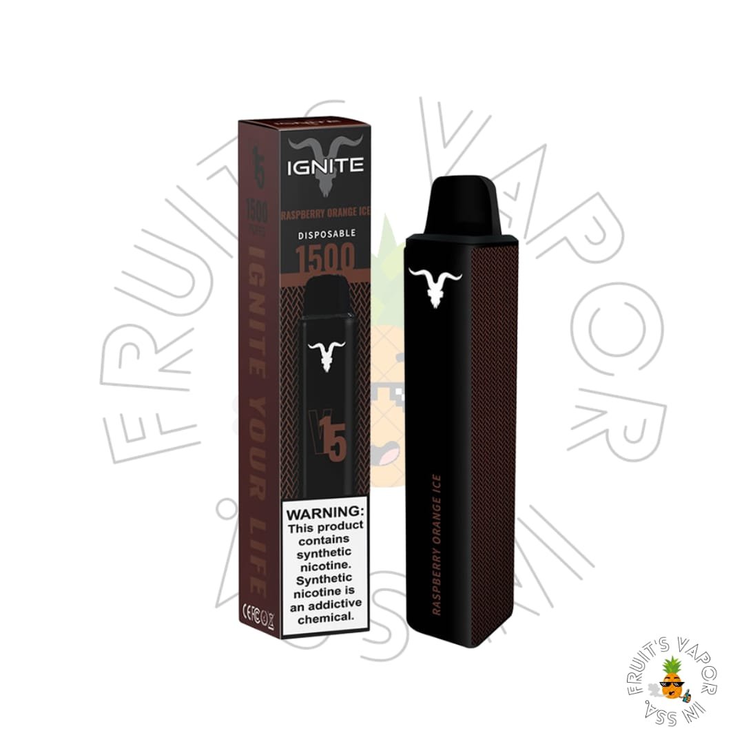 Ignite V15 -Raspberry Orange Ice - 1.500 Puffs