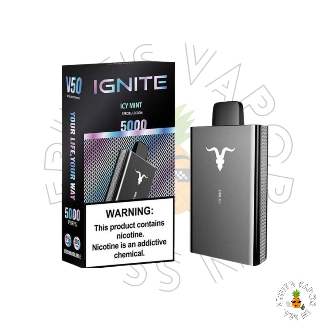 Ignite V50 Black 5.000 Puffs Icy Mint