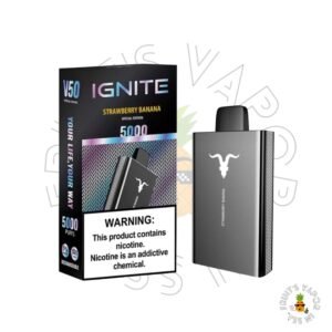 Ignite V50 Black 5.000 Puffs Strawberry Banana