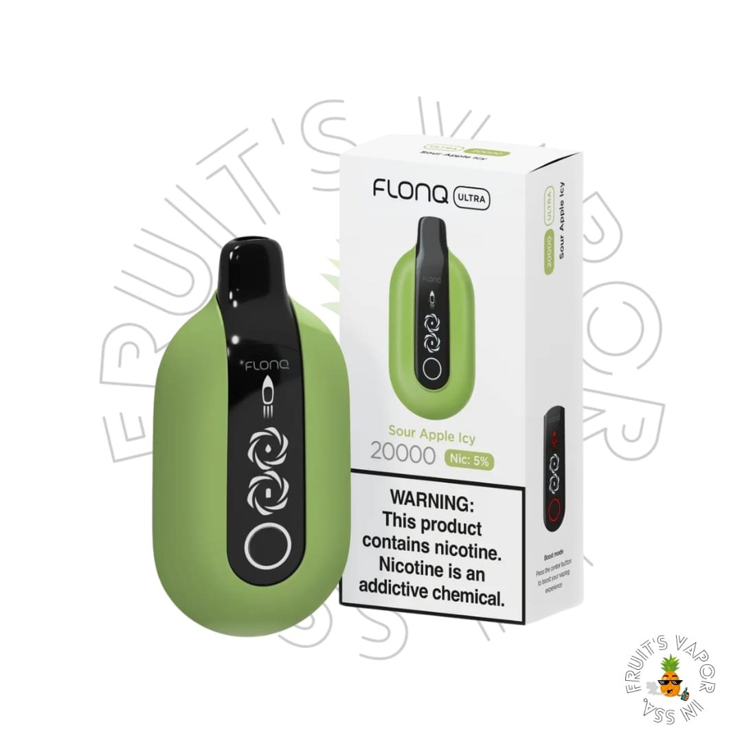 Flonq Ultra 20.000 Puffs Sour Apple Icy