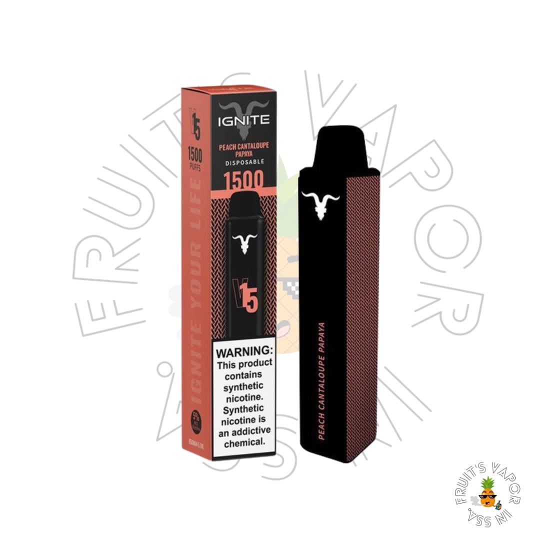 Ignite V15 - 1.500 Puffs Peach Cataloupe Papaya