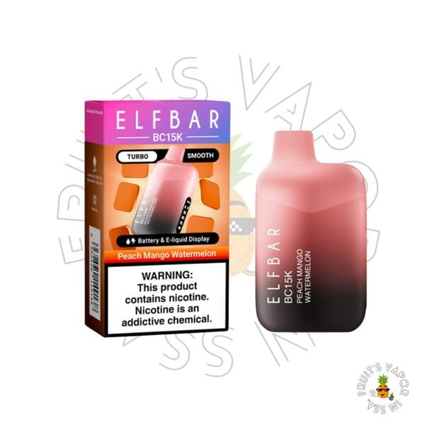 Elfbar BC15000 Puffs Peach Mango Watermelon