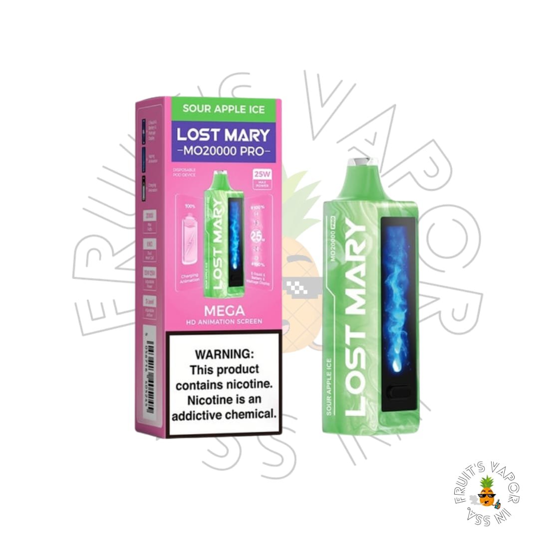 Lost Mary MO20000 Pro - 20.000 Puffs Sour Apple Ice