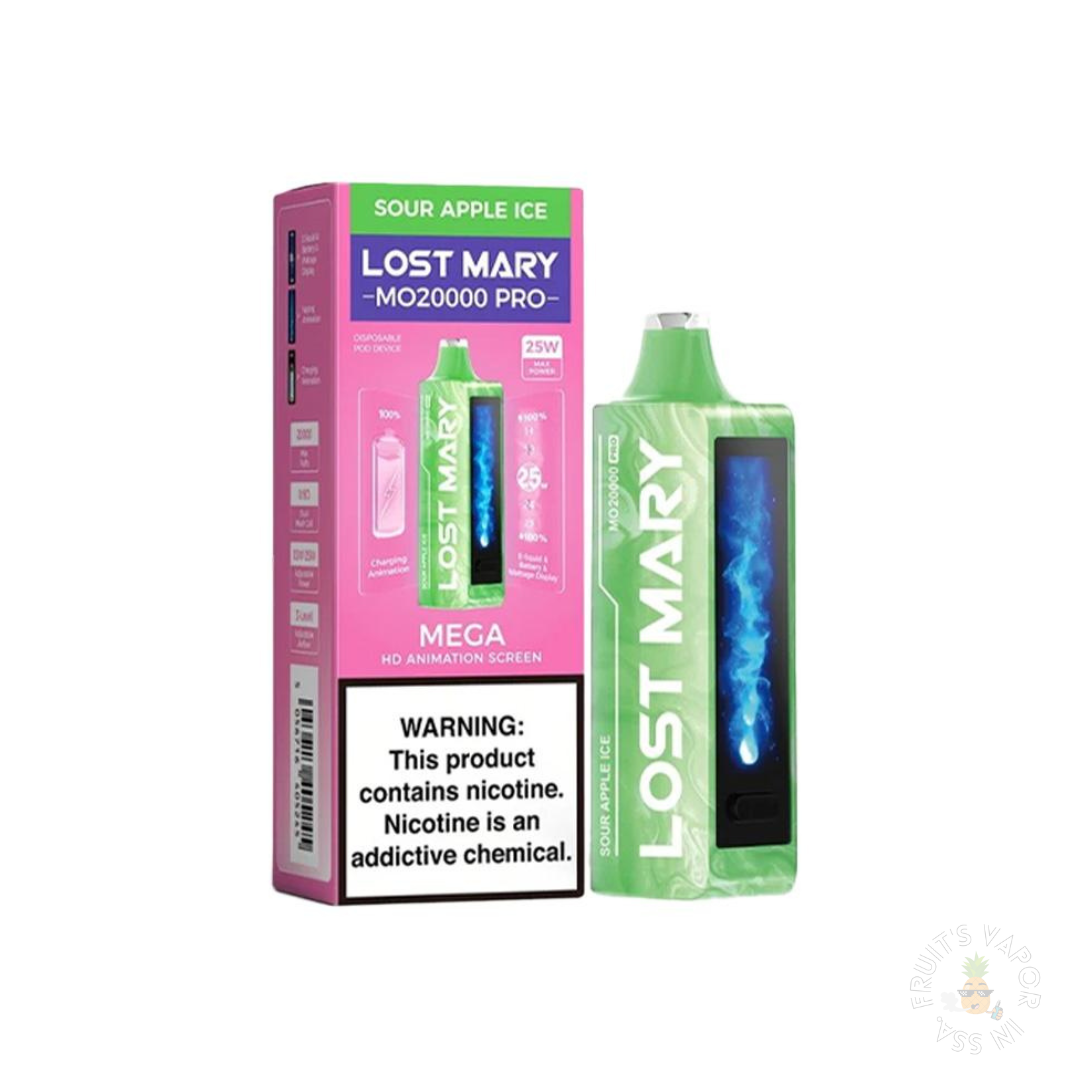 Lost Mary MO 20.000 Puffs - Sour Apple Ice