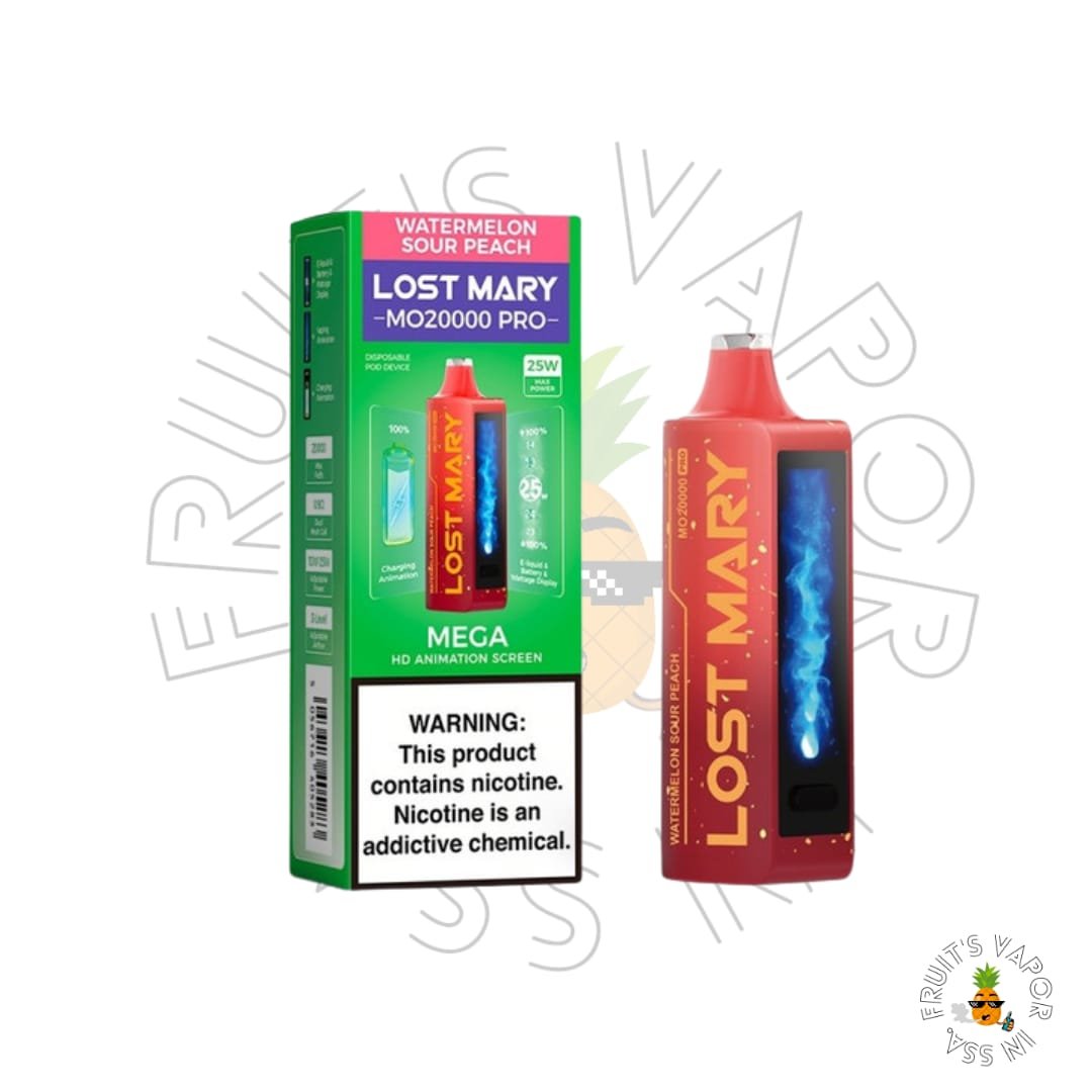 Lost Mary MO20000 Pro - 20.000 Puffs Watermelon Sour Peach