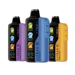Elfbar Trio 40.000 Puffs Black Mint,Vaper descartável,Type-C,vaporização,recarregável,Cigarros eletrônicos em Salvador,Viper barato em Salvador,Elfbar TRIO 40.000,Elfbar 40k,TRIO 40.000 Puffs,Especificações Técnicas,Principais Benefícios do Elfbar TRIO,Sabor do Elfbar TRIO,Vaper,Pod