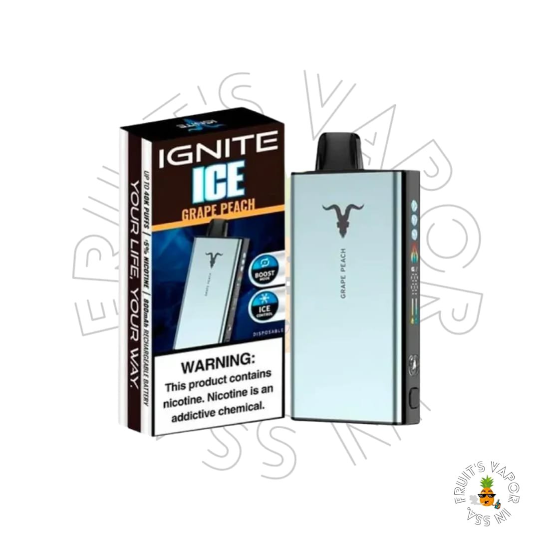 Ignite V400 - 40.000 Puffs Grape Peach Ice