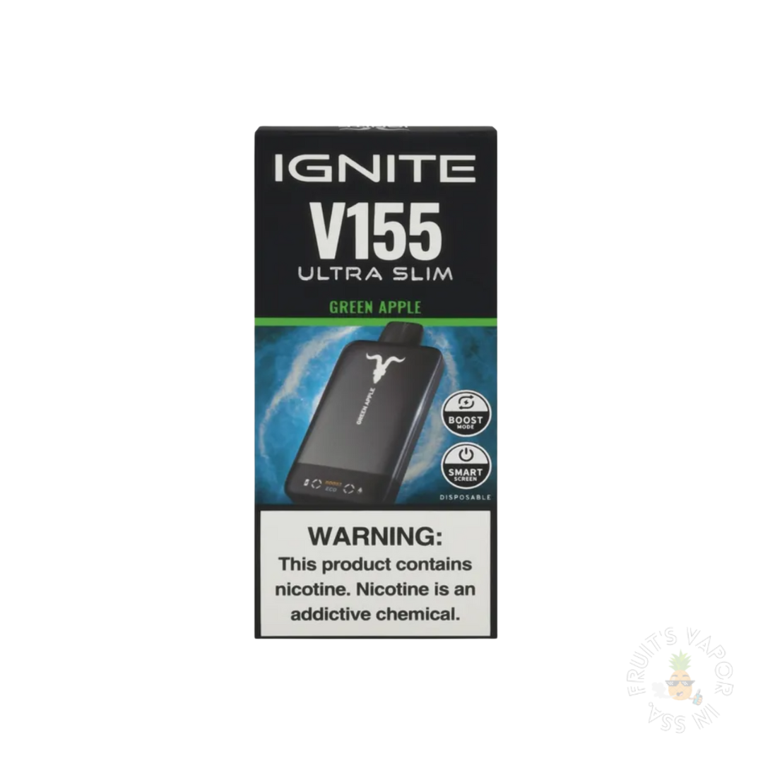 Ignite V155 - 15.500 Puffs Green Apple