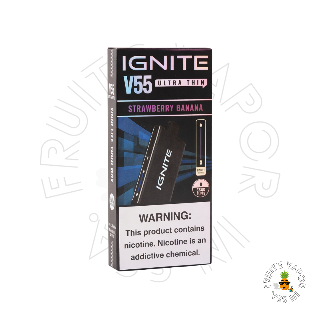 Ignite V55 ULTRA 5.500 Puffs - Strawberry Banana