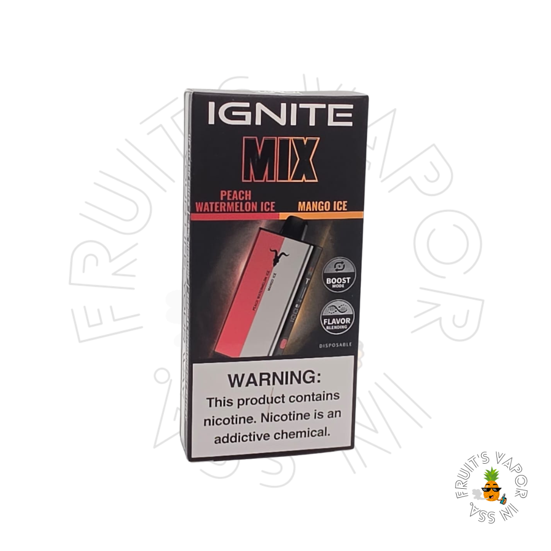 Ignite Mix - 40.000 Puffs Peach Watermelon Ice e Mango Ice