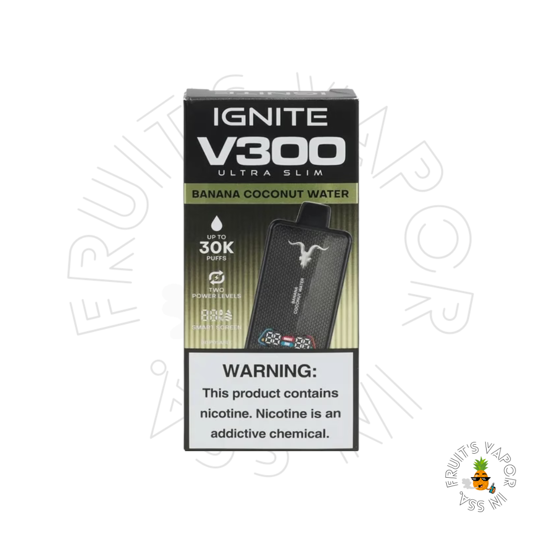 Ignite V300 Slim - 30.000 Puffs Banana Coconut Water