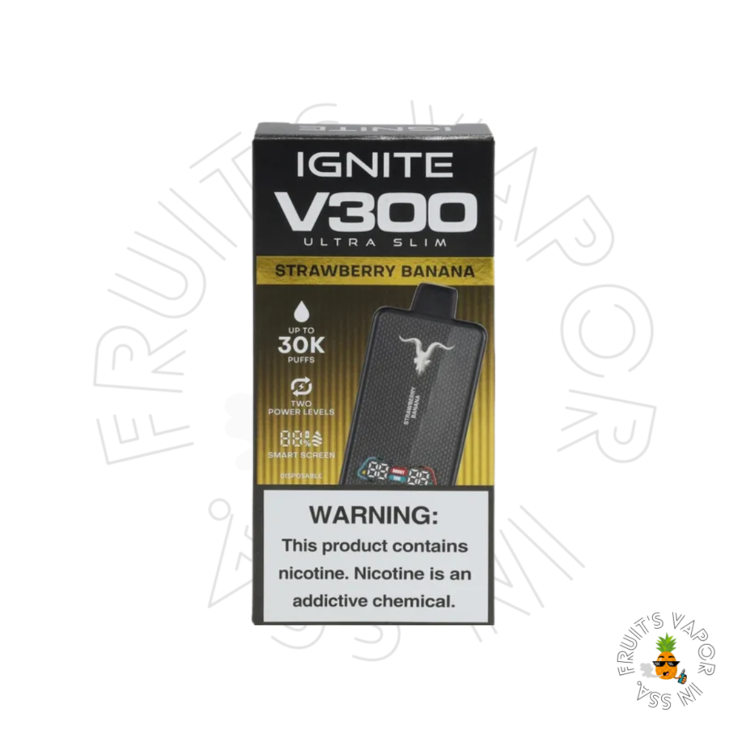 Ignite V300 Slim - 30.000 Puffs Strawberry Banana