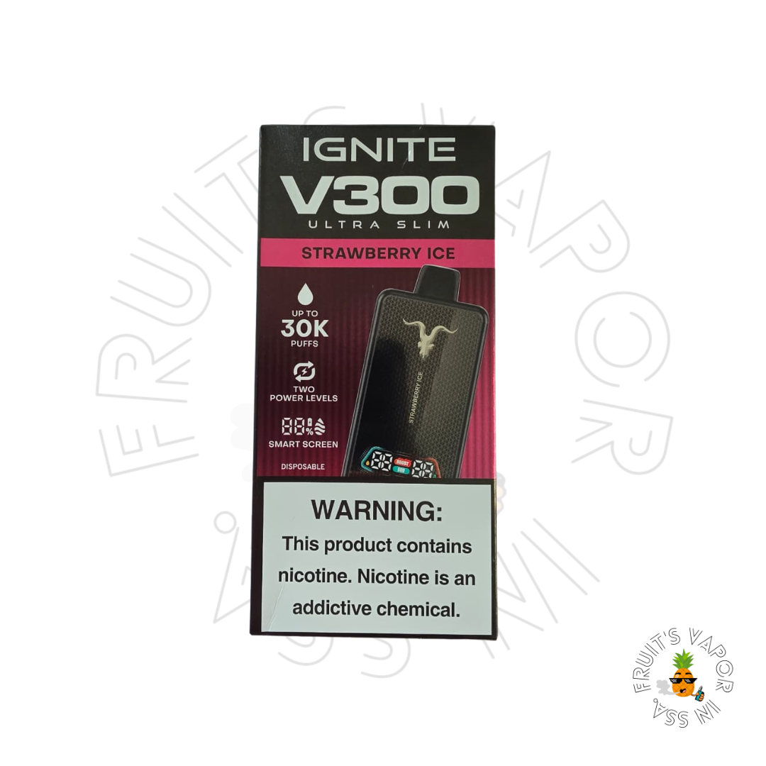 Ignite V300 Slim - 30.000 Puffs Strawberry Ice