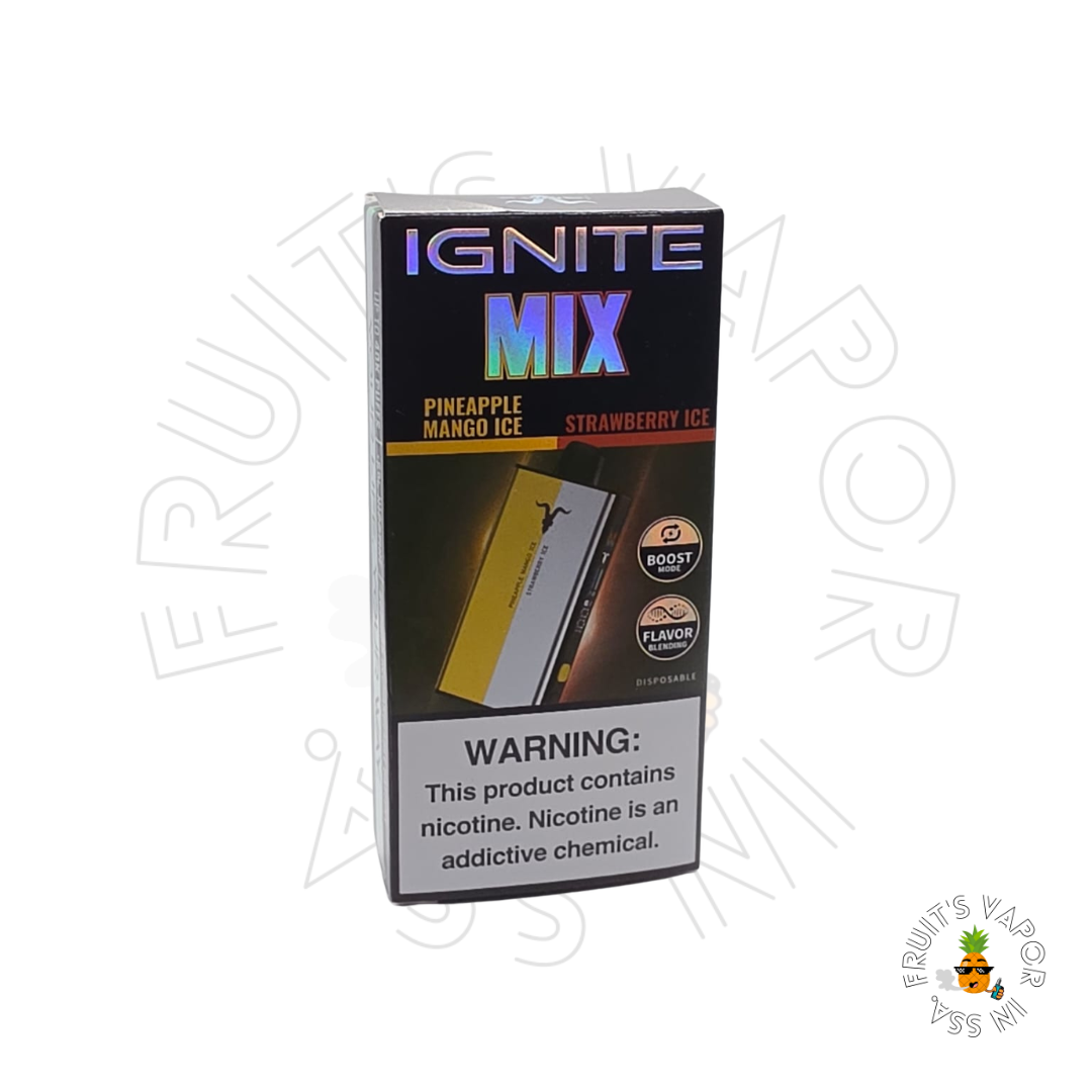 Ignite Mix - 40.000 Puffs Pineapple Mango Ice e Strawberry Ice